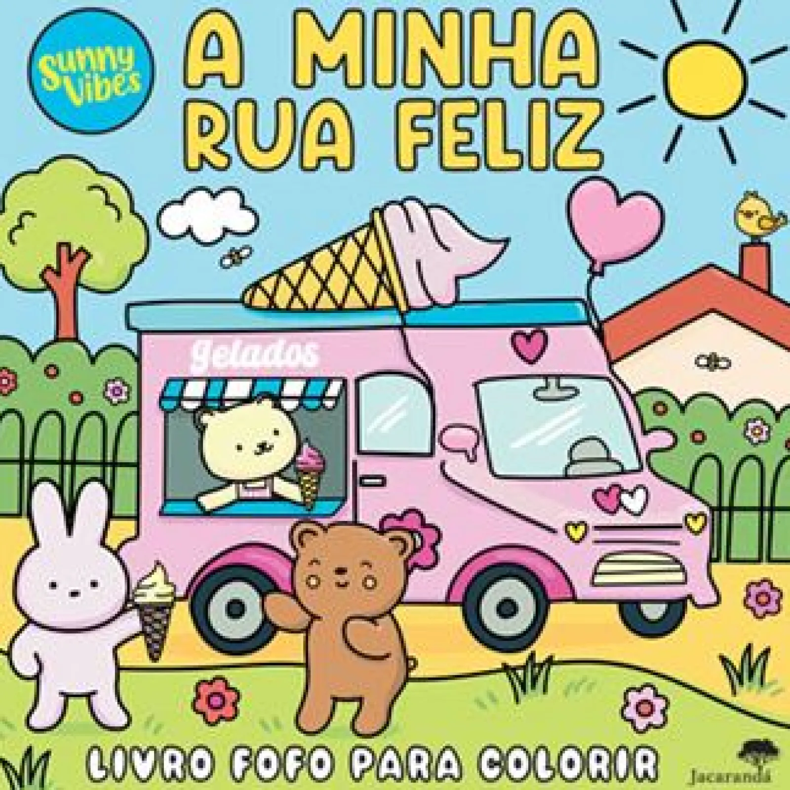 Jacarandá A Minha Rua Feliz - Livro de Colorir