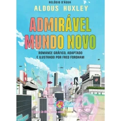 Relógio D'Água Admirável Mundo Novo de Aldous Huxley/Fred Fordham