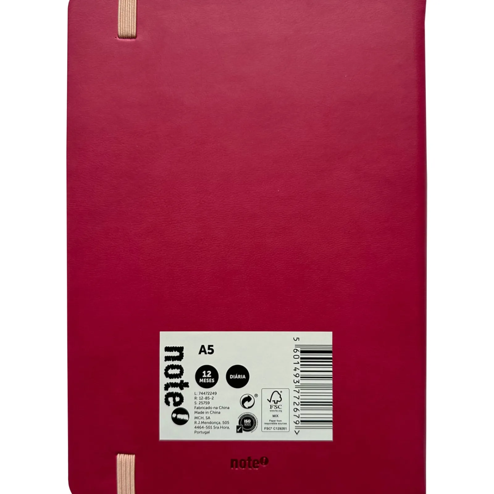 Hot Note! Agenda A5 Basic com Elástico Color (artigo sortido)