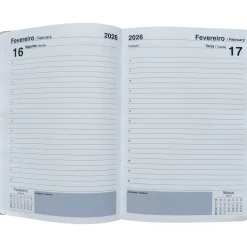 Note! Agenda A5 Bicolor Metalizada (artigo sortido)