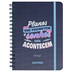 Best Mr. Wonderful Agenda Wonder 24/25 Semanal Grande - Planos Que Prometem, Sonhos que Acontecem