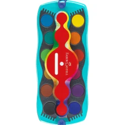 Faber Castell Aguarelas Caixa Azul + 1 Branco Opaco 12 unidades