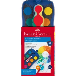 Sale Faber Castell Aguarelas Caixa Azul + 1 Tubo Branco Opaco 12 unidades