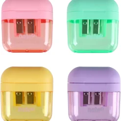 Best Note! Apara lápis Duplo com Depósito Pastel