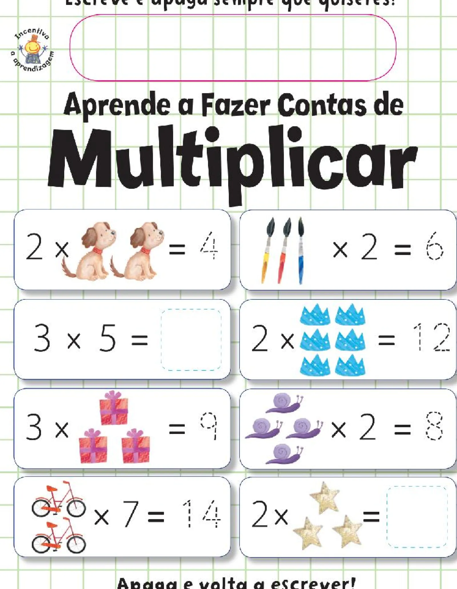 Booksmile Aprende a Fazer Contas de Multiplicar de Elizabeth Golding - (3ª Edição)