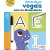Zoko Aprende as Vogais com os Dinossauros: Livro de Atividades com Oferta de Caneta Mágica