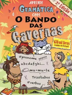 Booksmile Aprende Gramática com o Bando das Cavernas de Nuno Caravela - (2ª Edição)