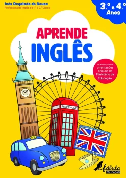 Fábula Educação Aprende Inglês de Inês Regalado de Sousa - 3.º e 4.º Anos (2ª Edição)