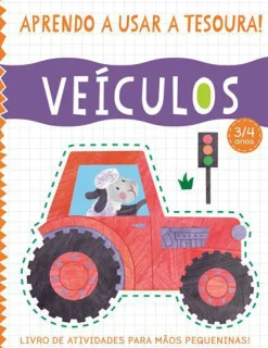 Joybooks Aprendo a Usar a Tesoura! Veículos de Amanda Lott