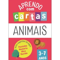 Fábula Educação Aprendo com Cartas - Animais 3-7 Anos