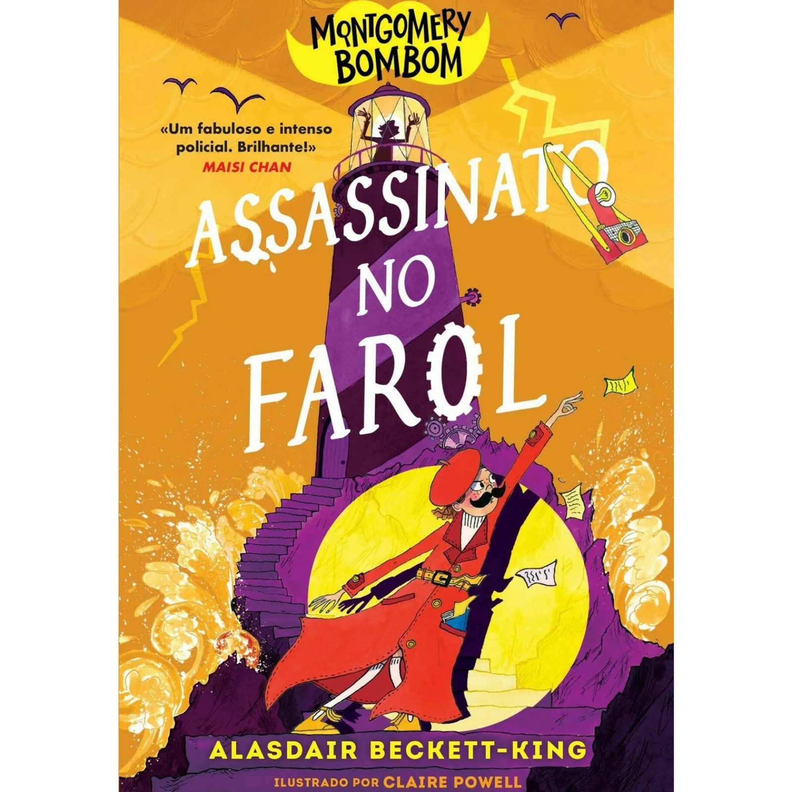 Oficina Do Livro Assassinato no Farol de Alasdair Beckett-King - Montgomery Bombom Nº 2