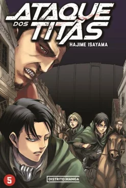 Hot Distrito Mangá Ataque dos Titãs - Livro 5 de Hajime Isayama