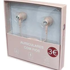 Onetop Auriculares com Fios Rosa Fusion