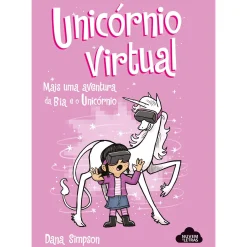 Nuvem De Letras Bia e o Unicórnio - Unicórnio Virtual de Dana Simpson N.º 12