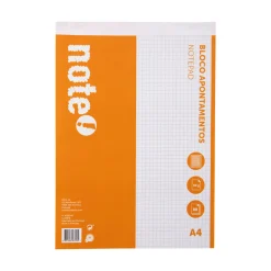 Clearance Note! Bloco de Apontamentos A4 Quadriculado