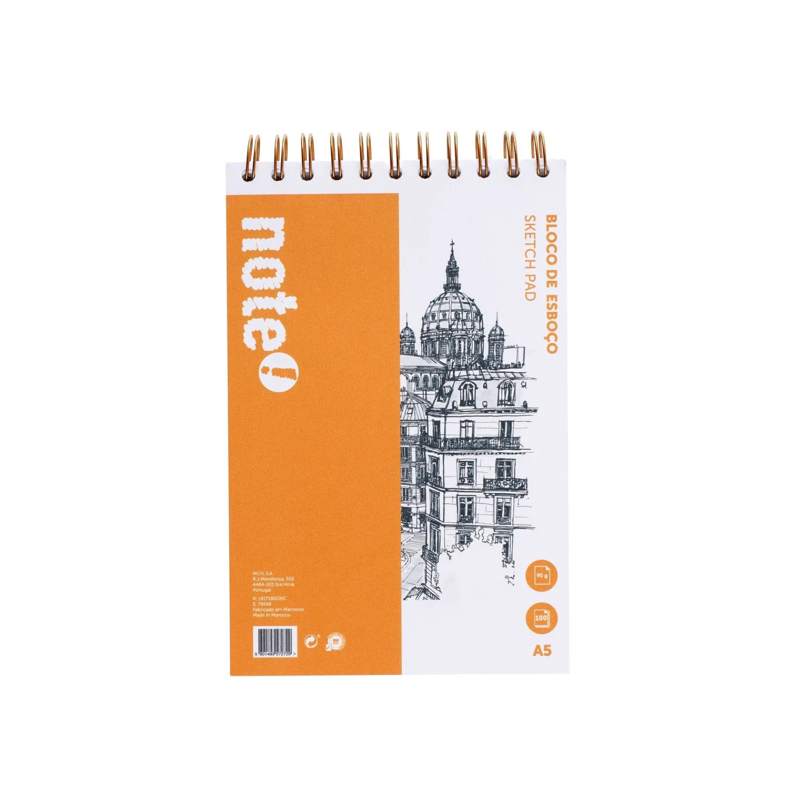 Note! Bloco de Esboço A5 100 Folhas