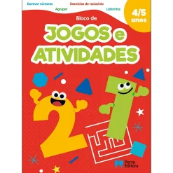 Porto Editora Bloco de Jogos e Atividades - 4/5 Anos