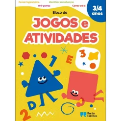 Clearance Porto Editora Bloco de Jogos e Atividades - 3/4 Anos