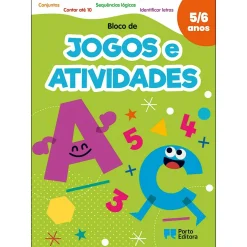 Online Porto Editora Bloco de Jogos e Atividades - 5/6 Anos