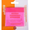 Note! Bloco de Notas Aderente 7.5 x 7.5cm Transparente Rosa