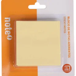 Hot Note! Bloco Notas Aderente 76*76Mm 2*100 Folhas Amarelo