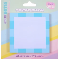 Marshmallow Bloco Notas Aderentes 3 Unidades