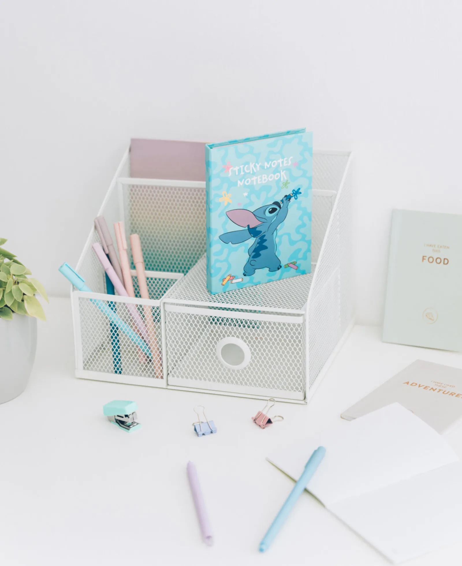 Stitch Bloco Notas Adesivas Tropical