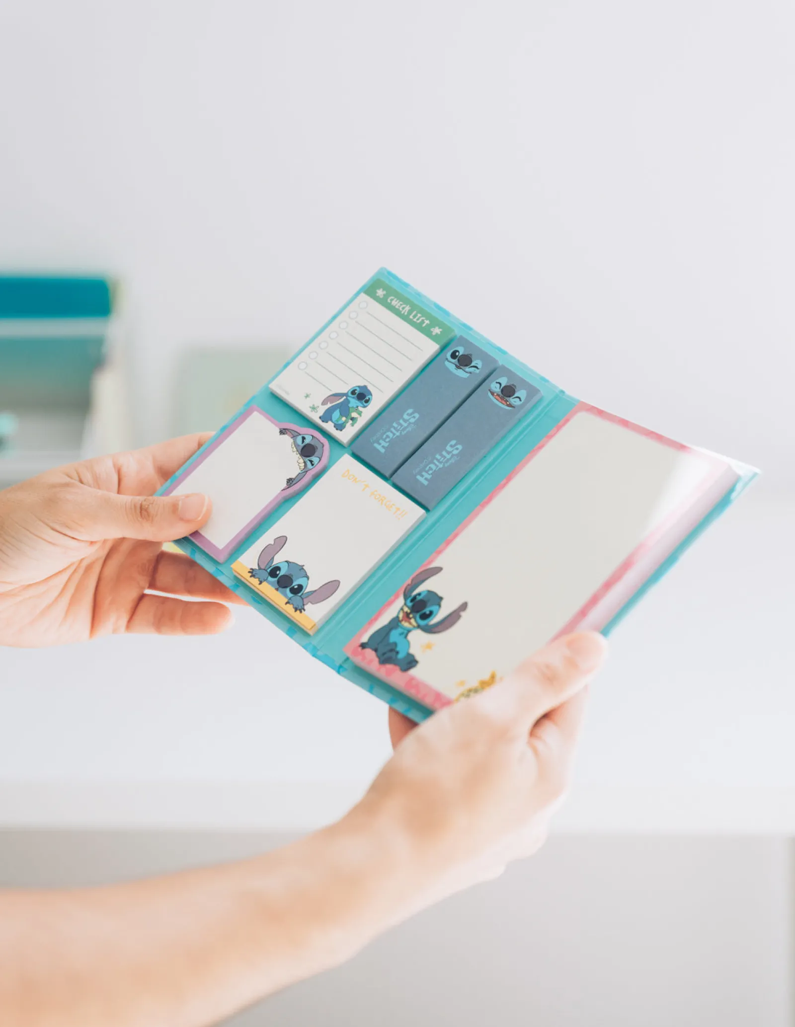 Stitch Bloco Notas Adesivas Tropical