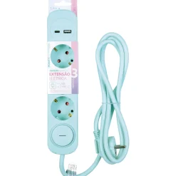 Marshmallow Bloco Verde 3Tom Com Int 1Usb 1,5M