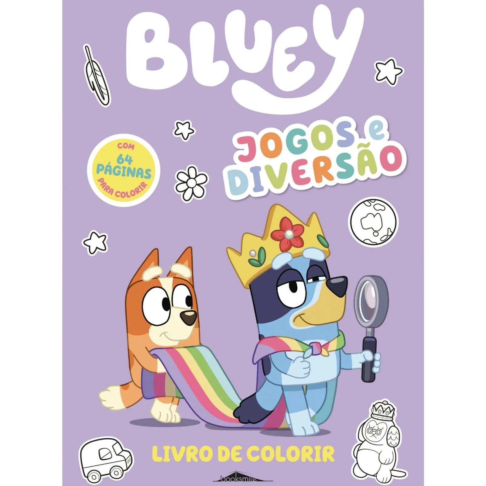 Booksmile Bluey - Jogos e Diversão - Bluey