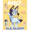 Booksmile Bluey: Olá, Bluey!: Livro com Autocolantes