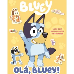 Booksmile Bluey: Olá, Bluey!: Livro com Autocolantes