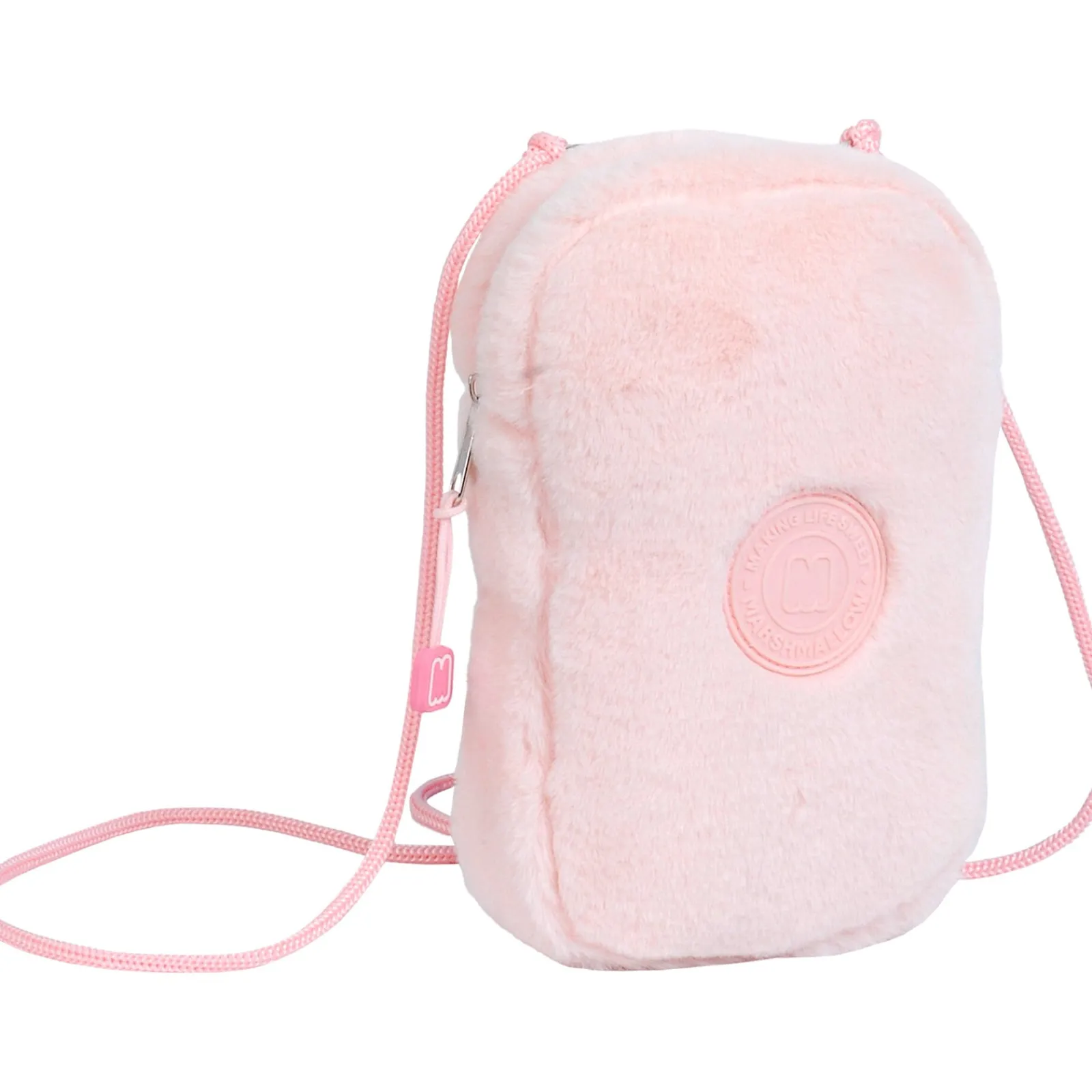 Marshmallow Bolsa Telemóvel Furry Pink
