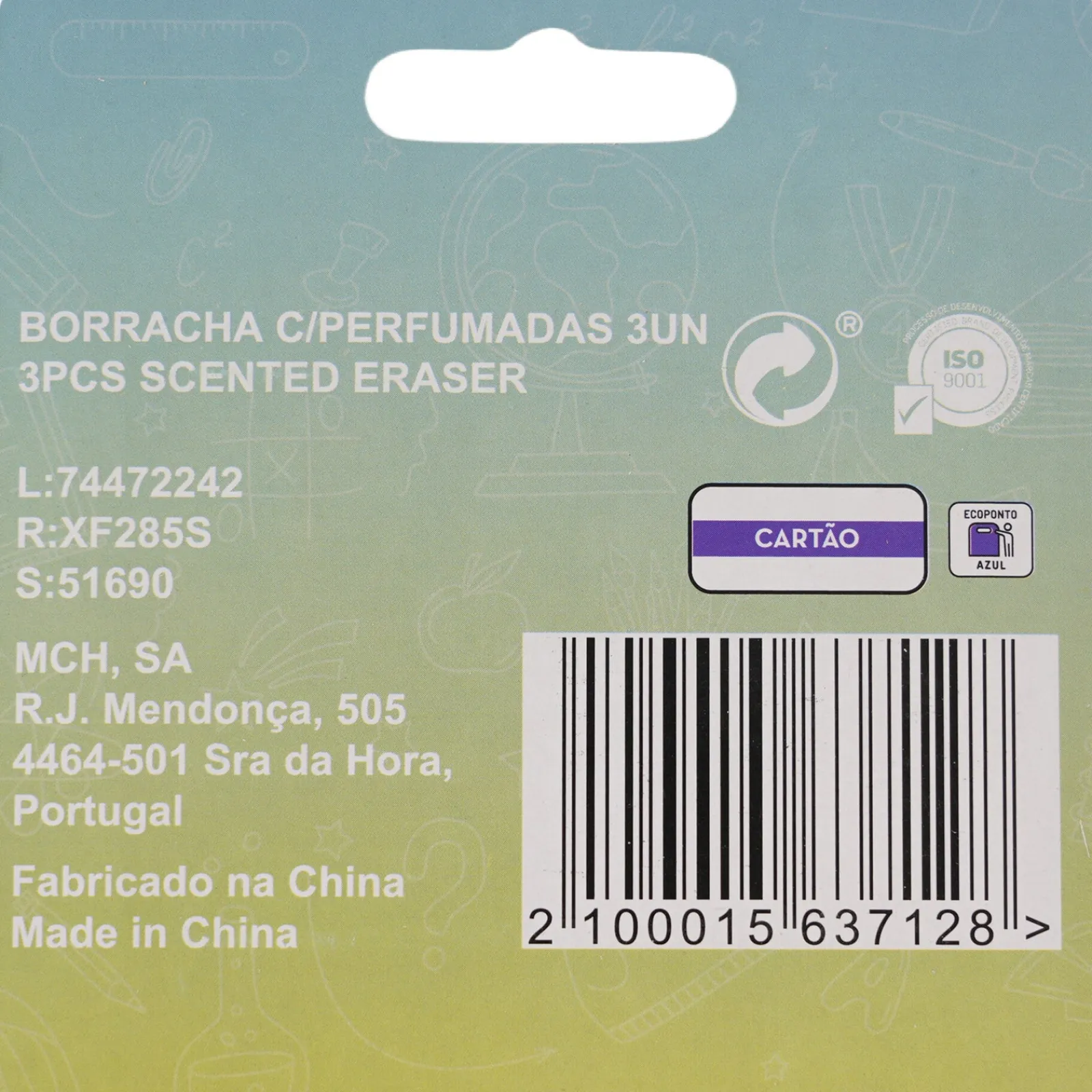 Sem Marca Borracha Com Perfume 3 Unidades