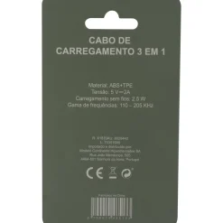 Onetop Cabo De Carregamento 3 Em 1 Verde Fusion