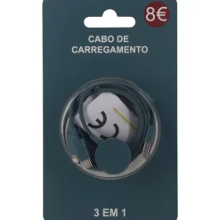 Onetop Cabo de Carregamento 3 em 1 Azul Fusion