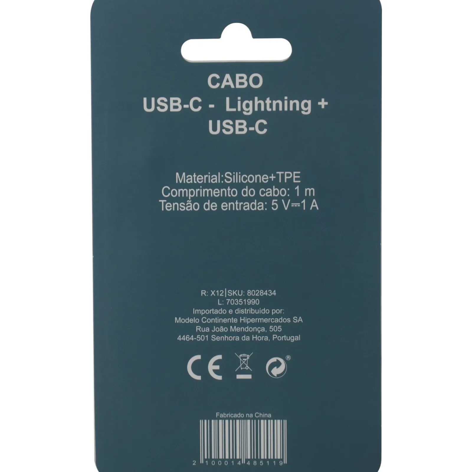 Hot Onetop Cabo De Telémovel Multi Azul Fusion