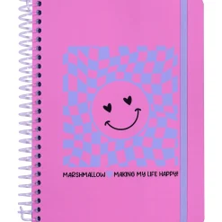 Marshmallow CAderente Espiral A5 Smiley Chess