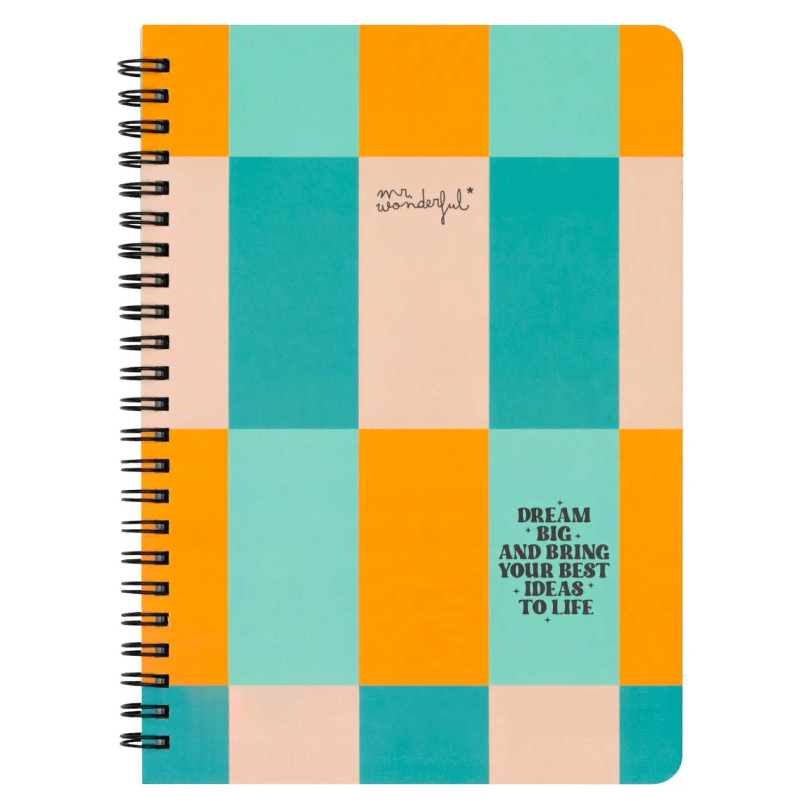 Mr. Wonderful Caderno A5 - Dream Big And Bring Your Best Ideas