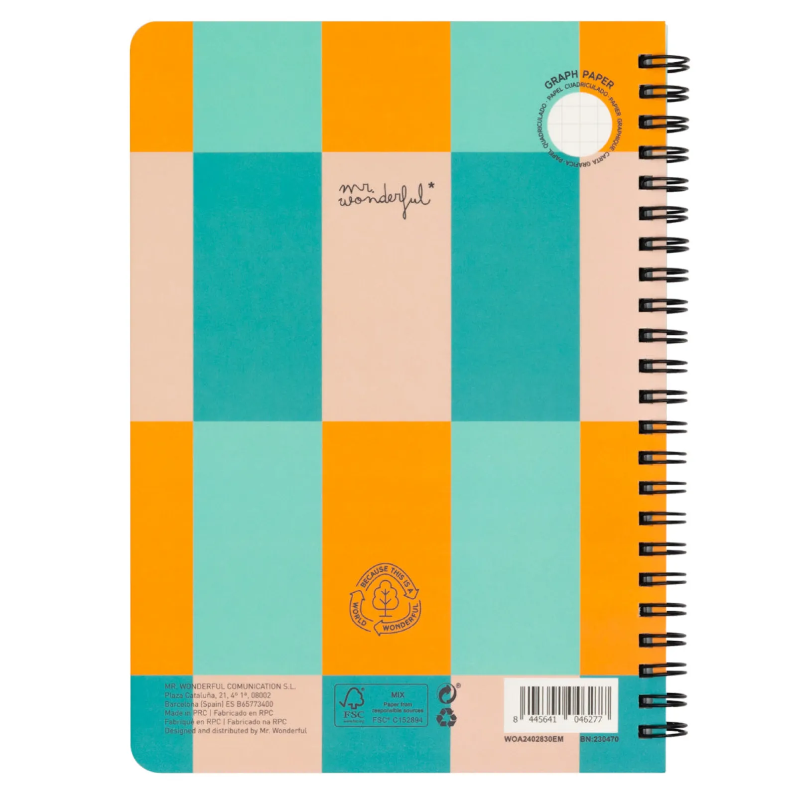 Mr. Wonderful Caderno A5 - Dream Big And Bring Your Best Ideas