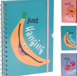 Outlet Koopman Caderno A5 - Funny Fruit