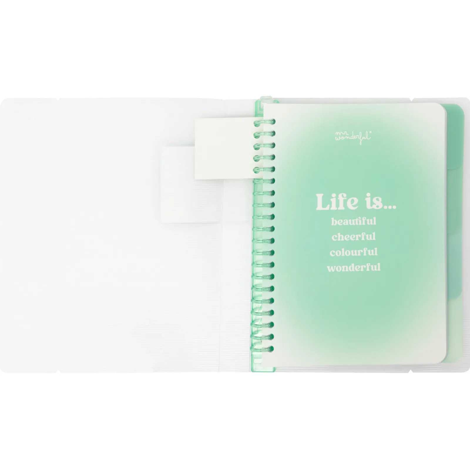 Hot Mr. Wonderful Caderno A5 - Life Is Beautiful