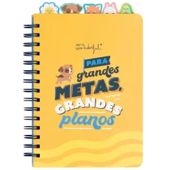 Mr. Wonderful Caderno A5 - Para Grandes Metas