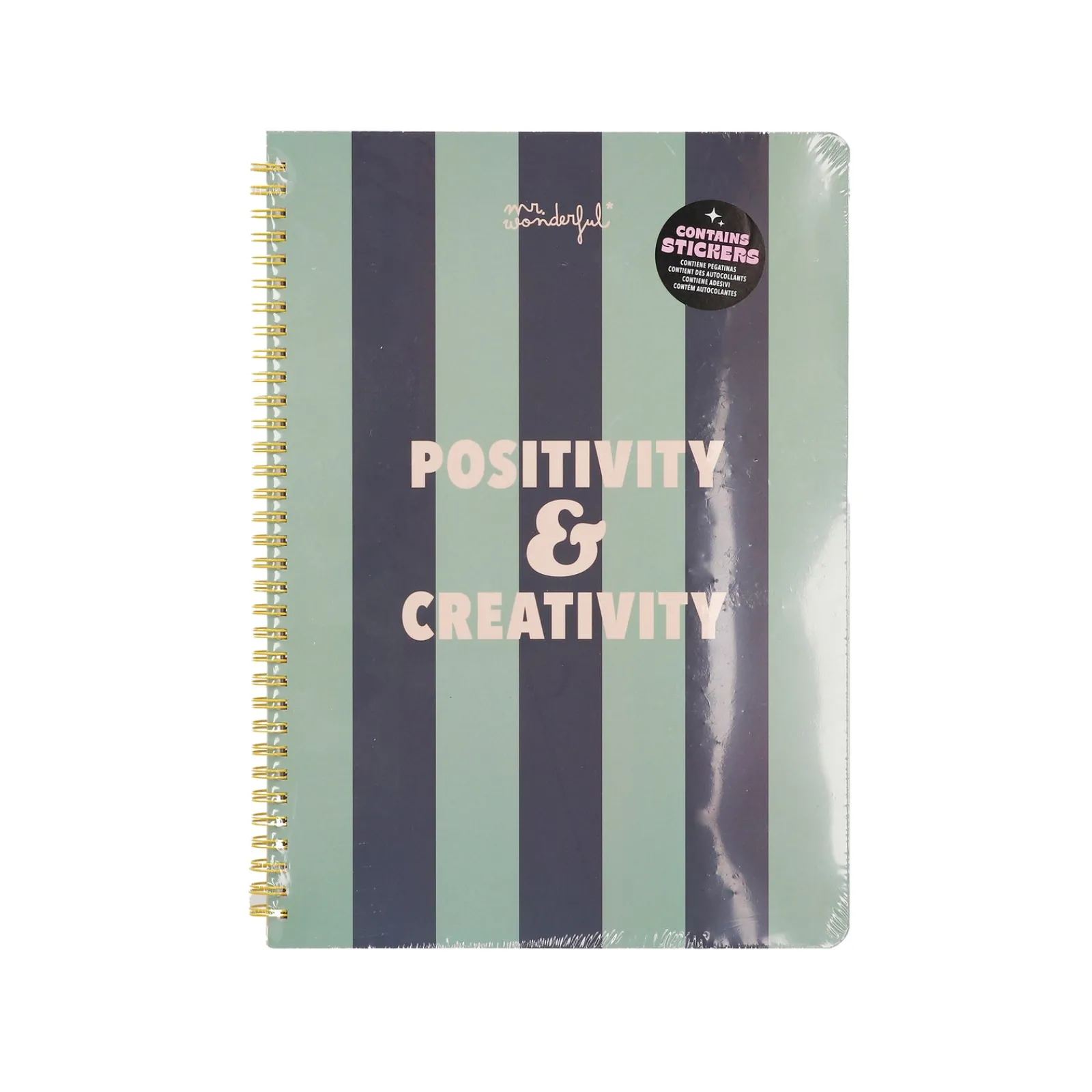 Mr Wonderfull Caderno A4 - Positivity & Creativity