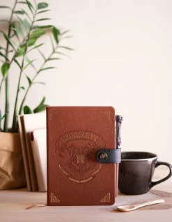 Harry Potter Caderno A5 com Caneta Varinha -
