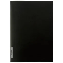 Clearance Note! Caderno Agrafado A4 Capa Preta com Plástico 80 Folhas Quadriculado