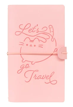Pusheen Caderno Capa Couro - Gato