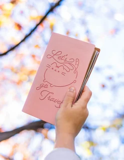 Pusheen Caderno Capa Couro - Gato