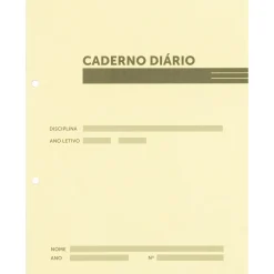 Sale Note! Caderno Diário Quadriculado 40 folhas