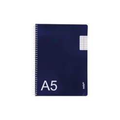 Best Note! Caderno Espiral A5 Azul 80 Folhas Pautado